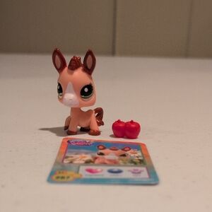 Hasbro Littlest Pet Shop Orange and White Card